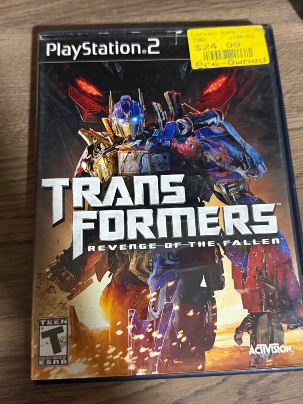 PS2 Transformers Revenge of the fallen